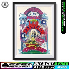 LED ZEPELLIN Rock Music Live Concert Gig Wall Art Picture Poster Print