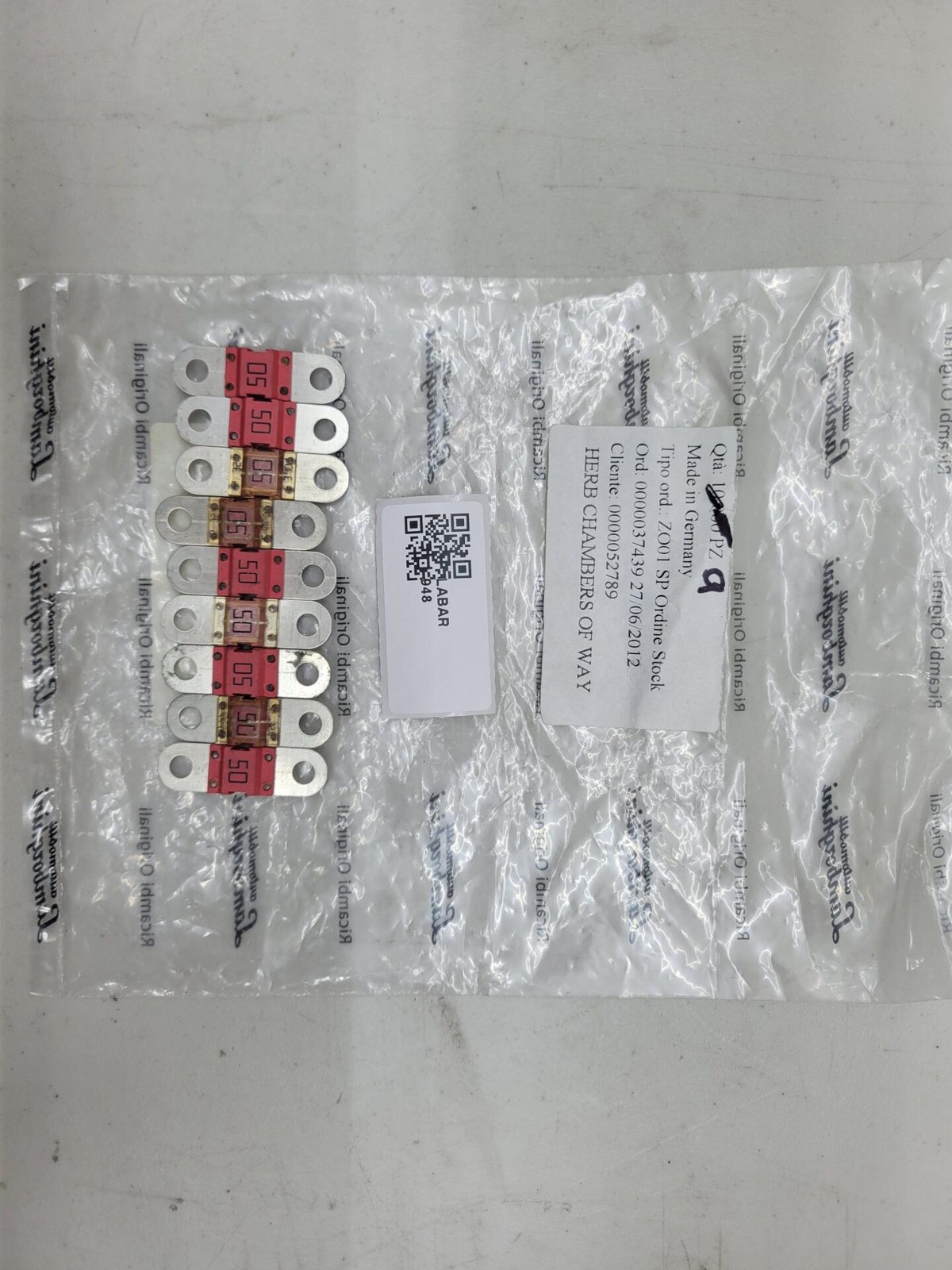Lamborghini  Fuse 0000052789 OEM