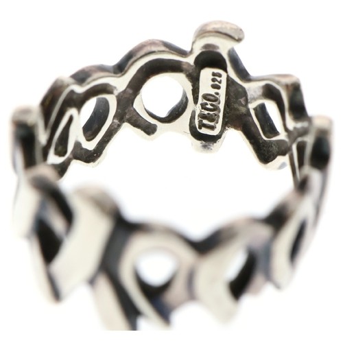 TIFFANY&Co Tiffany Paloma Picasso Ring Silver Used d2fb3ebd37da2bcb46fc9413ccc56 - Picture 5 of 6