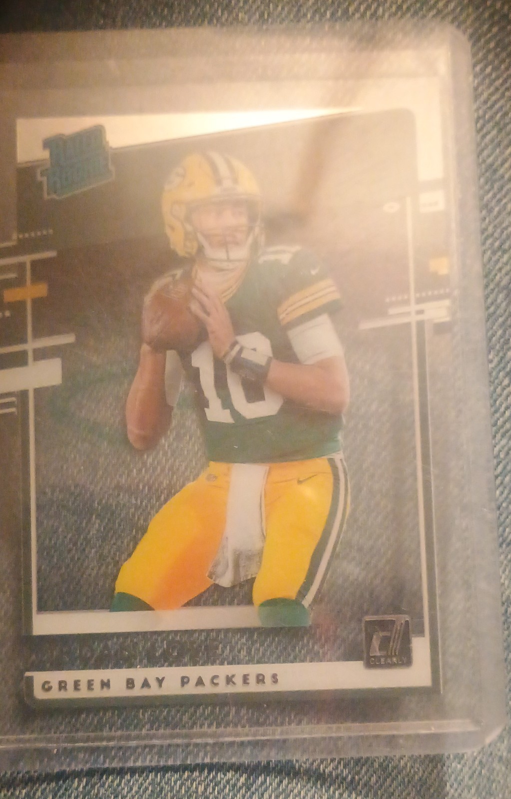 2020 Panini Chronicles - Clearly Donruss Rated Rookie Jordan Love #RR-JL (RC)