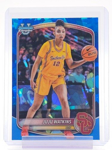 JUJU WATKINS 2025-26 BOWMAN CHROME U PROSPECTS SAPPHIRE #BCP-96 USC Q4094