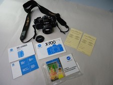 minolta x-700 35mm film camera, clean