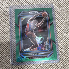 Panini 2022-23 Prizm Basketball Dennis Rodman Detroit Pistons Green #291