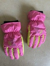 Ski Snowboard Kids Gloves Waterproof Warm Gloves Thermal Fleece Pink M 8-10