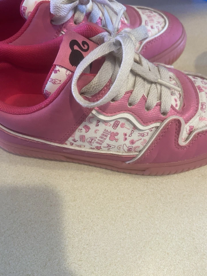 Zapatos Barbie Niñas (Talla 3 Rosa) Usados Lindos Zapatos Sin Caja Excelente Estado Foto 4 de 4