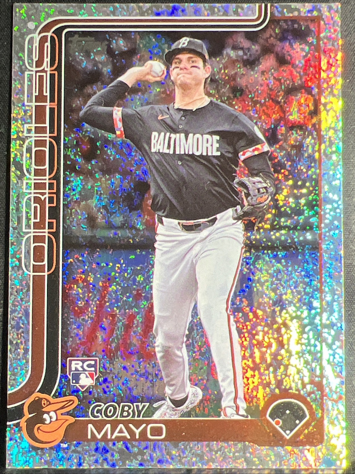 2025 Topps Series 1 - Coby Mayo #20 Sand Glitter (RC)