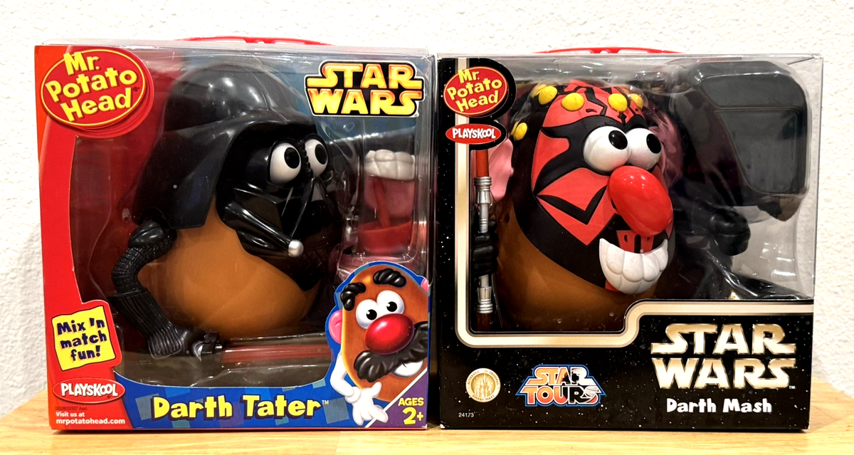 Star Wars Mr Potato Head Darth Tarter Vader & Darth Mash Maul
