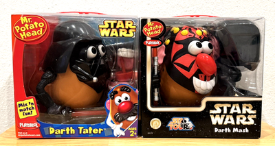 Star Wars Mr Potato Head Darth Tarter Vader & Darth Mash Maul