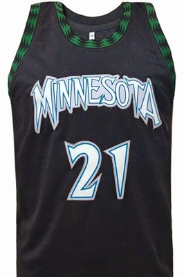 2025 NEW Stitched Kevin Garnett #21 Minn. Timberwolves Black
