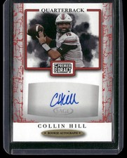 2021 SAGE Premier Draft #A108 Collin Hill Autographs Red