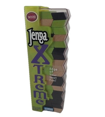 Jenga Xtreme Wooden Block Stacking Strategy Game Night Hasbro Parker Brothers