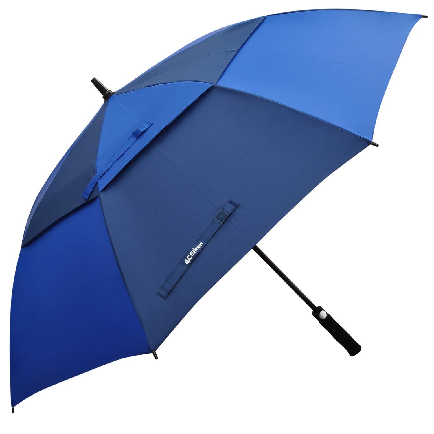 Umbrella Large 68 Inch Automatic Open 68 Inch, Navy/royal Bl