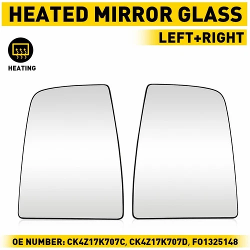 For 2015-2022 HD Ford Heated Side Transit 350 Mirror Glass Upper Left Right Side