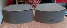 2 Bose AV3-2-1 Media 4 pin left and right Satellite Speakers No Cables Free Ship