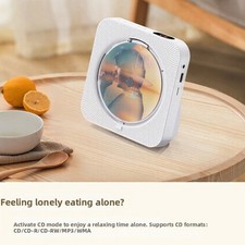 Portable CD Player with Remote Control 16.7 16.7 6cm Dimensions ABS Body