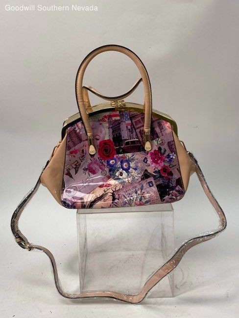 Ameri Mode Pink Satchel Hand Bag - image 3