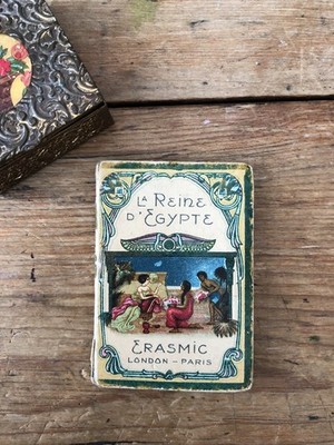 Rare. Antique Erasmic Papier Poudré. La Reine D'Egypte. Shade Rachel 1910 MM