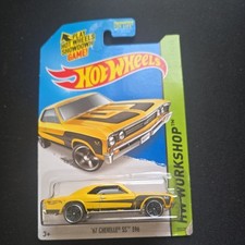 2014 Hot Wheels ‘67 Chevelle SS 396 Yellow 232/250 BFF09 (HW543)