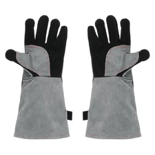 1Pair A3031- Welding Gloves 16" Fire Heat Resist Cowhide Leather Grill Gloves