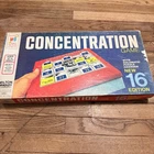 Vintage Concentration Board Game 16th Edition 1972 Milton Bradley 4950 EUC