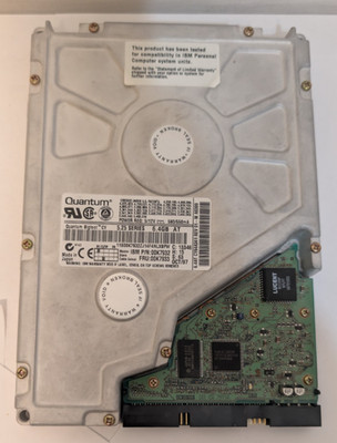 Quantum Bigfoot CY64A341 6.4GB AT 5.25 Series IDE HDD VTG Tested Working Japan