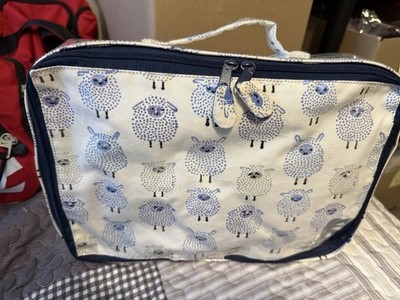 Roberta Roller Rabbit Make Up Case Travel Case Sheep Print 