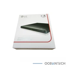 LG GP65NB60 Ultra-Slim Portable External DVD Burner and Drive - Black