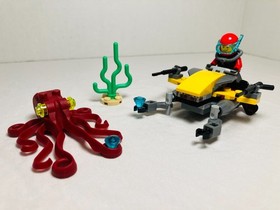 LEGO CITY Coast Guard 4x4, Rescue Boat, Seaplane, Deep Sea Scooter & Ocean Diver