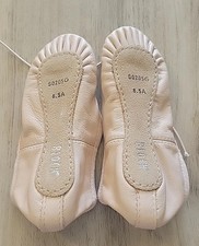 New Bloch Dansoft S0205G Soft Leather Ballet Shoes Size 8.5A
