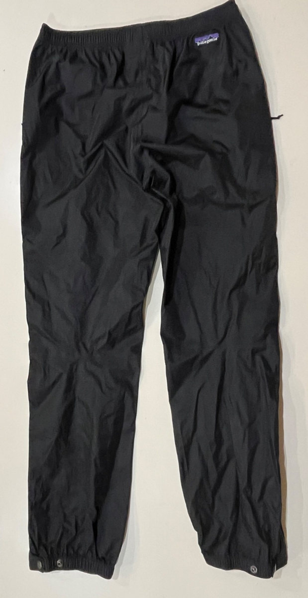 Patagonia Women's H2NO Rain Pants US Sz S Waterproof Black | eBay