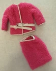 VINTAGE BARBIE SNUG FUZZ #1813 JACKET & SKIRT W/BELT.