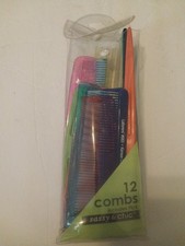 Vintage hair comb lot pack of 23 Greenbrier International, etc. - rattail