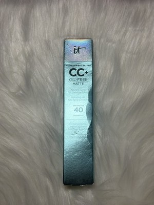 It Cosmetics CC+ Oil-Free Matte Full Coverage Cream SPF 40 Rich Honey