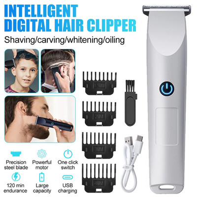 Electric Beard Trimmer Hair Clippers Cutting Men Portable Barber Shaving Machine
