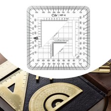 Proter -Herrscher Geografischer Koordinatenherrscher zum Zeichnen der