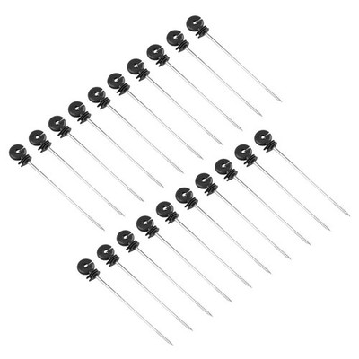 100x Plastic Ring Insulators Electric Fence Long Distance Screw In Insulator For