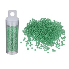 1000 Pcs Glass Seed Beads, 2mm Mini Glass Seed Spacer Bead, Green