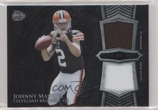 2014 Bowman Sterling Rookie Dual Relics Johnny Manziel #BSRDR-JMA gp3
