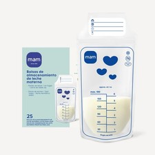 MAM Muttermilch Aufbewahrungsbeutel 180ml Kühlschrank Gefrierschrank 25 Stk.