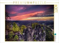 Calvendo Puzzle Early In The Morning On The Bastei | 1000 Pieces, Finished Size