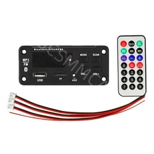 6-12V Car Handsfree Bluetooth MP3 Decode Board Bluetooth Module FM Color Screen