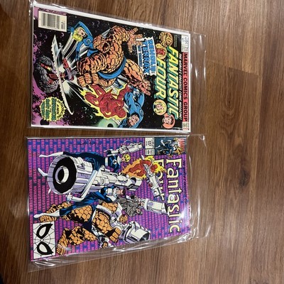 Marvel Comics Group The Fantastic 4 -- 2 Comic Books Set Number 211 Number 343