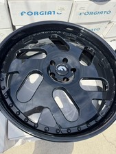 24x10 Forgiato Indierto Gloss Black 5x120 Range Range Rover