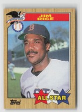 Jim Rice #610 1987 Topps All Star Red Sox