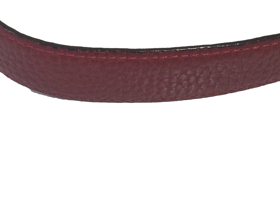Brighton Reversible Leather Belt Red Black Silver Buckle Women’s Medium 30 - Image 4 of 4