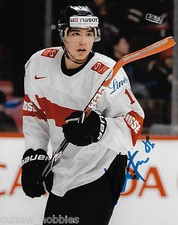Team Switzerland Kevin Fiala Signed Autographed 8x10 NHL Photo COA D
