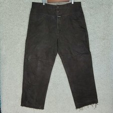 Marithe Francois Girbaud Jeans Men's 40x31 Brown Denim Baggy Loose Wide Leg VTG