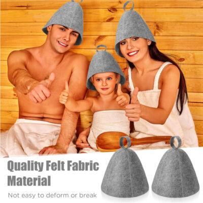 1-3PCS Wool Sauna Hat Vaporarium Hat Sauna Hat For Men Women