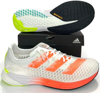 Adidas Adizero Pro Running Shoes FY0098 White Orange Men's 10 - 13 | eBay