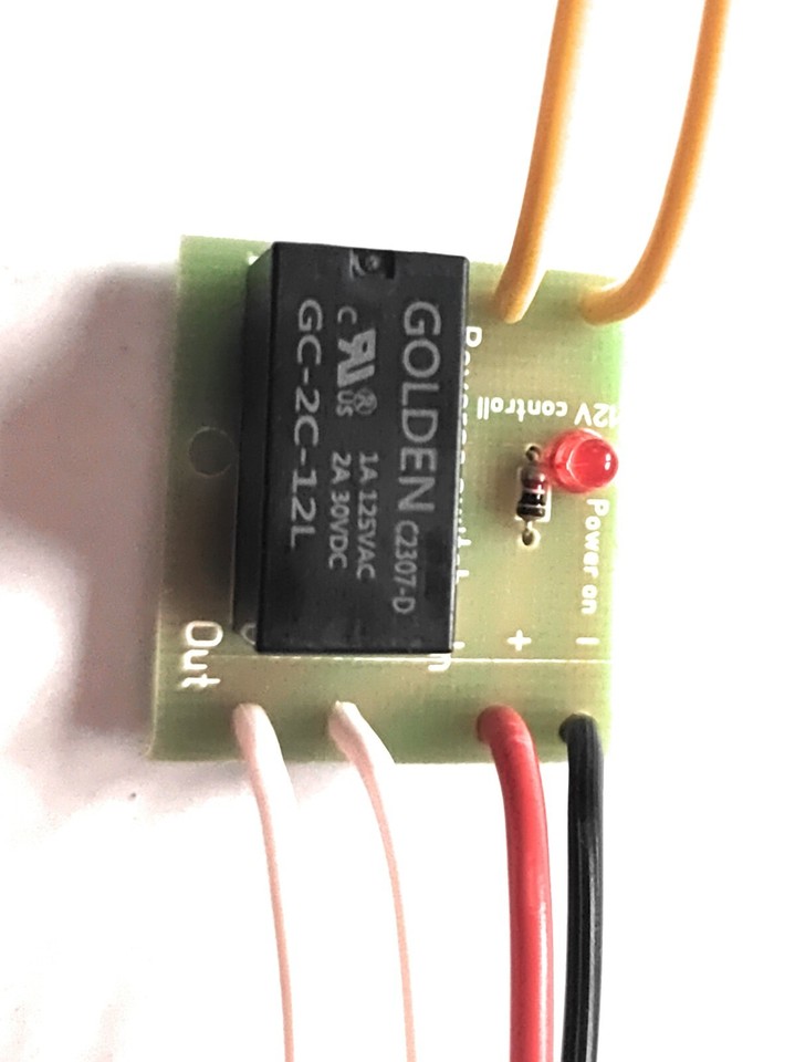 DC motor reverse polarity switch dpdt relay module 2A 12V door coop ...
